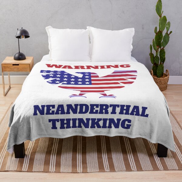 Item preview, Warning Neanderthal Thinking Biden Neanderthal Biden Texas designed and sold by KLINESTORE.