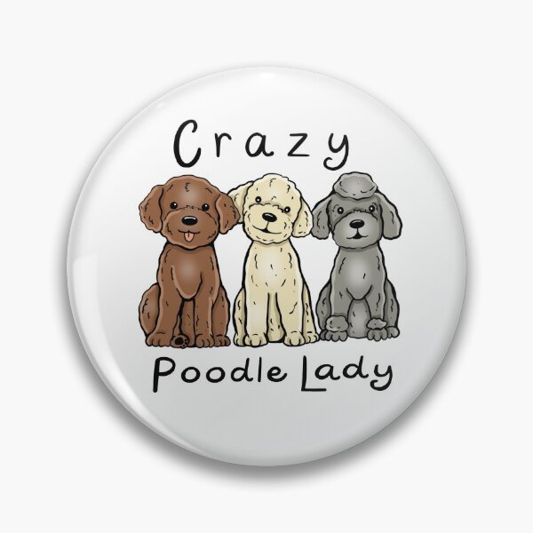 Item preview, Crazy Poodle Lady designed and sold by PurpleTurtle8.