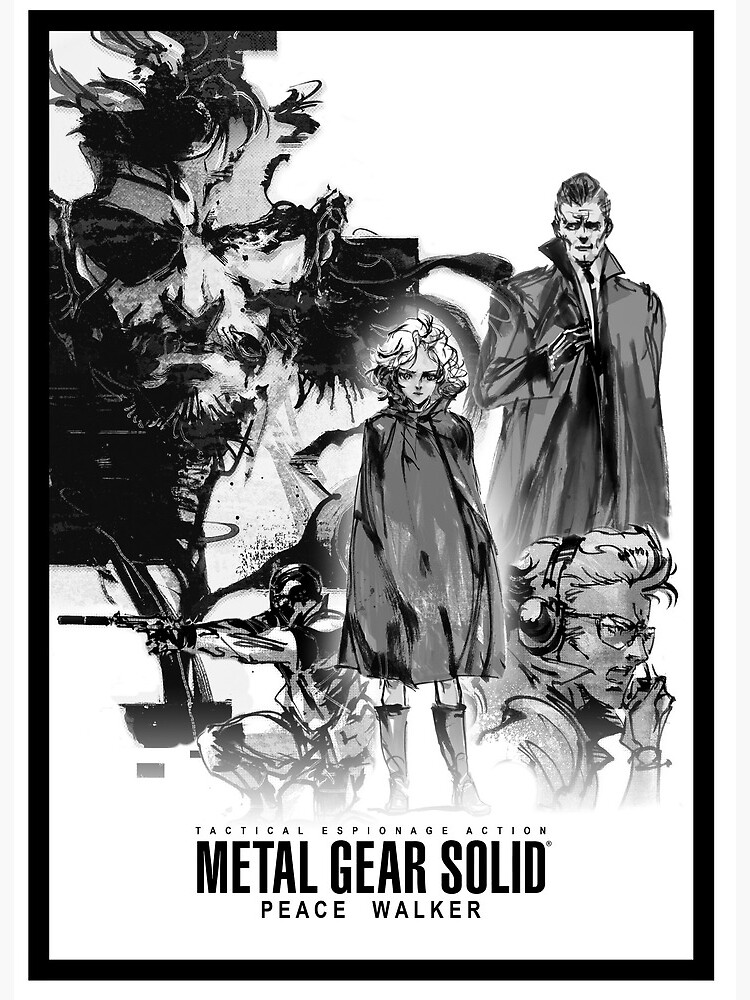 Metal Gear Solid 4 Poster Poster for Sale by xVANQUISHx