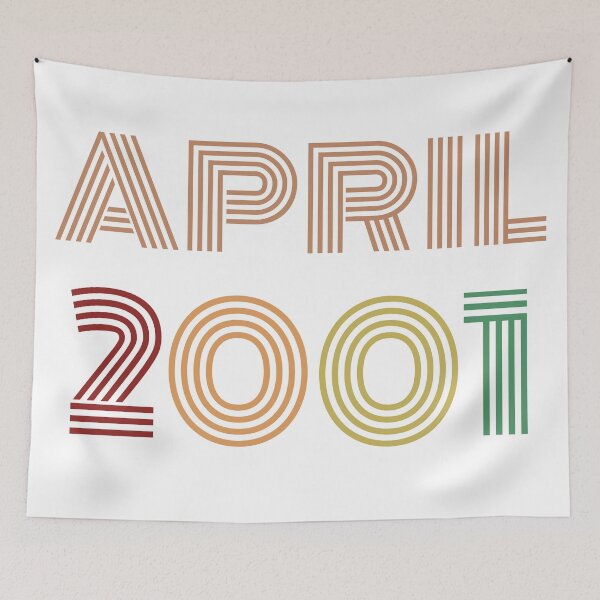 Item preview, April 2001 Design, Happy 20th Birthday. designed and sold by marosharaf.