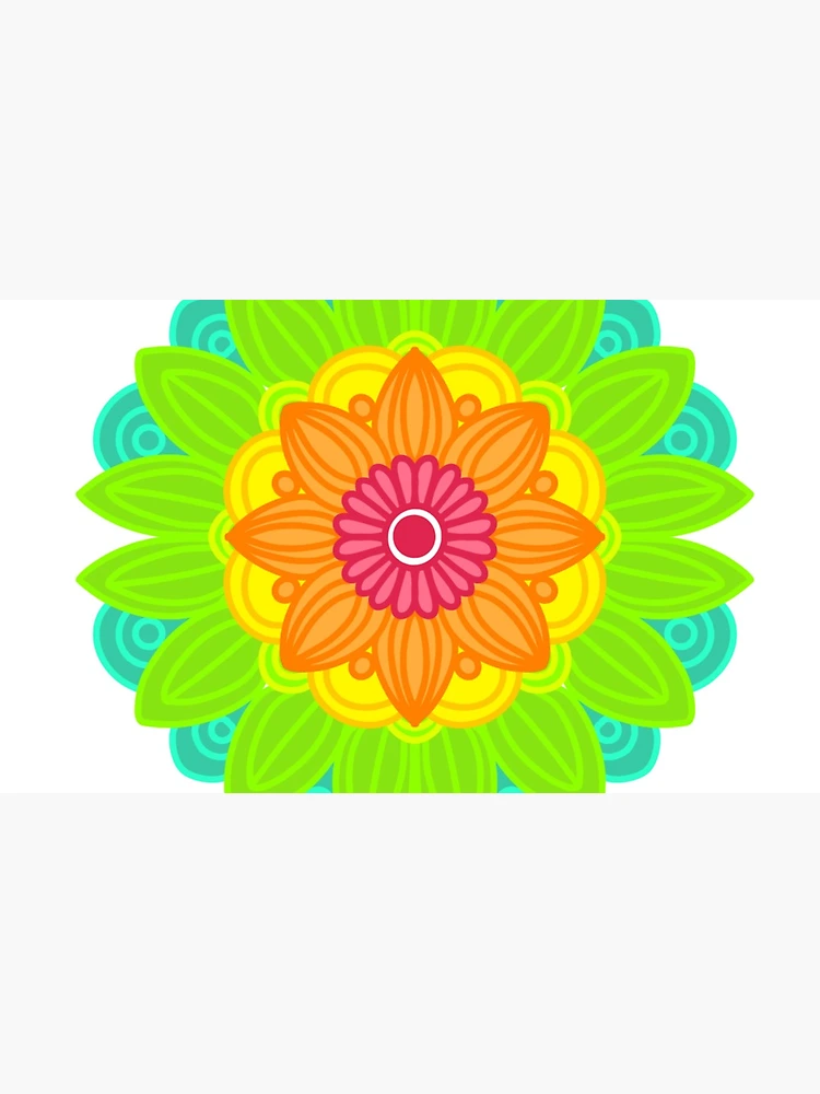 Thumbnail 4 von 4, Kaffeebecher, Neon Mandala designt und verkauft von RMSdesigns.