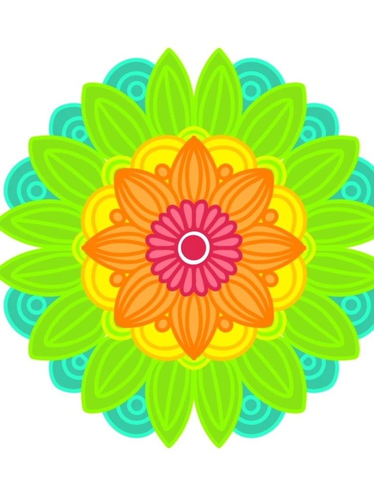 Thumbnail 4 of 4, Samsung Galaxy Phone Case, Neon mandala  designed and sold by RMSdesigns.