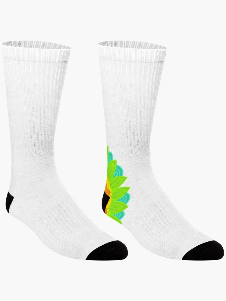 Thumbnail 3 von 5, Socken, Neon Mandala designt und verkauft von RMSdesigns.