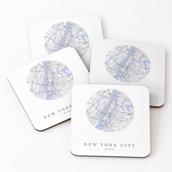 Item preview, New York City Map designed and sold by BlueRoosterMaps.