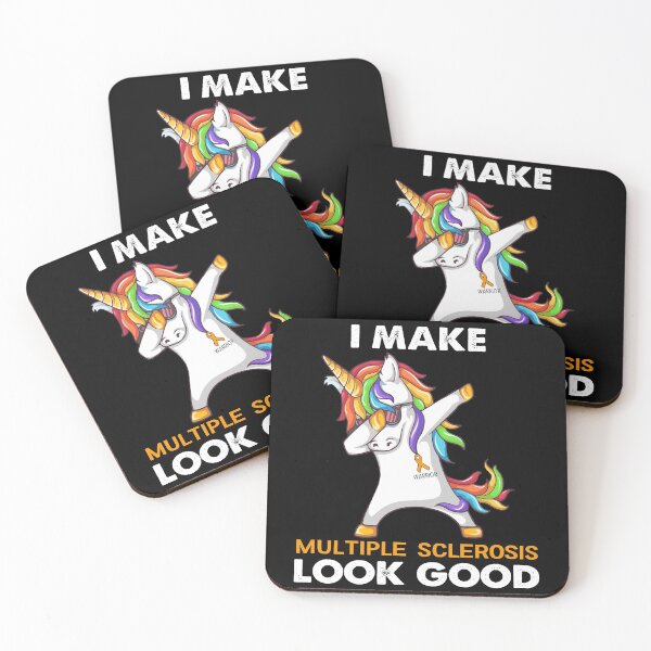 Item preview, I Make Multiple Sclerosis Look Good Cute Unicorn Dabbing designed and sold by heppenp.
