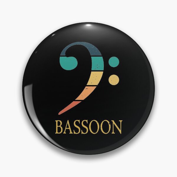 Item preview, Retro Bass Clef Bassoon designed and sold by Mitchell Smith.