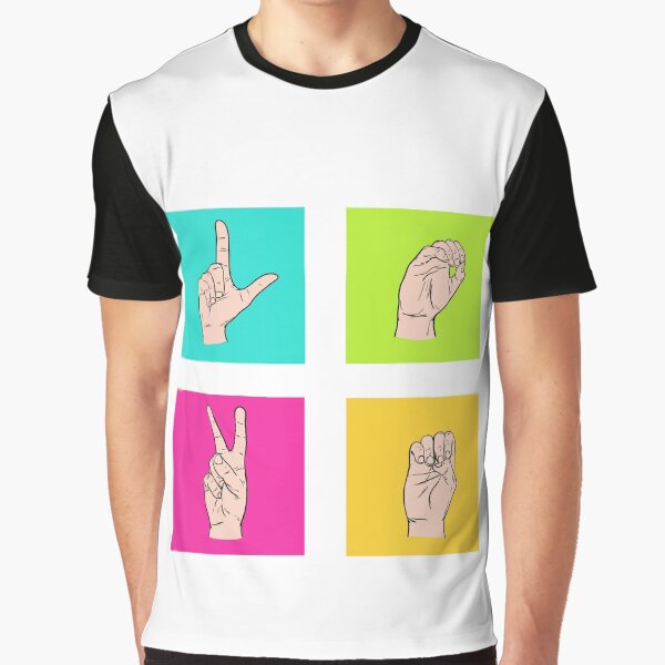 L-O-V-E Letters Graphic T-Shirt