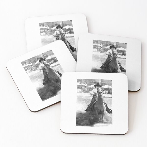 Item preview, SLIDING STOP Steve Yellowbear Fine Rodeo Art C 2021 designed and sold by SteveYellowbear.
