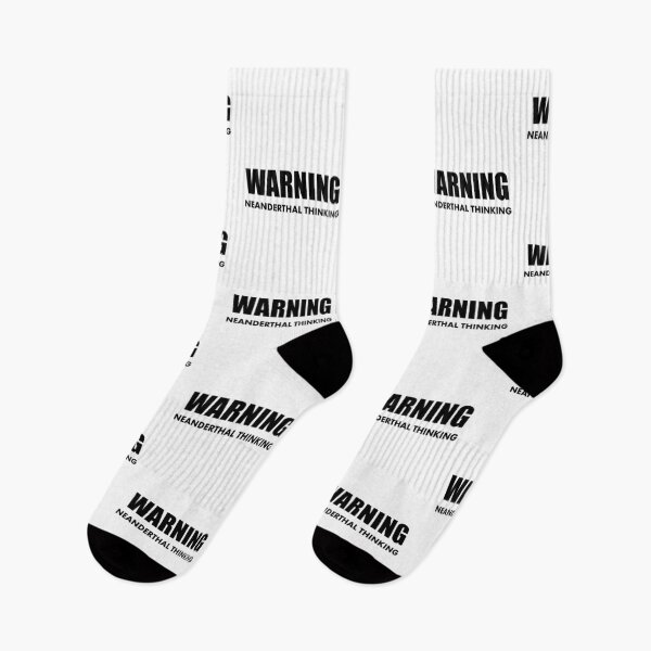 Item preview, Warning Neanderthal Thinking Neanderthal Thinking designed and sold by KLINESTORE.
