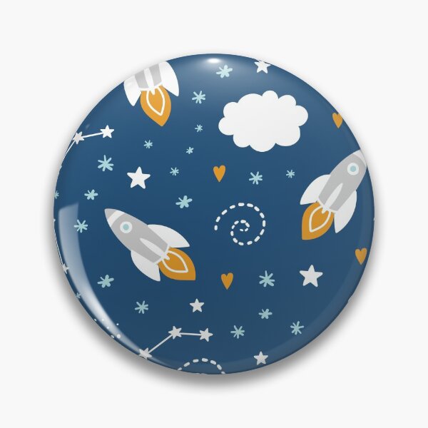 Item preview, Rocket and stars in space designed and sold by della95.