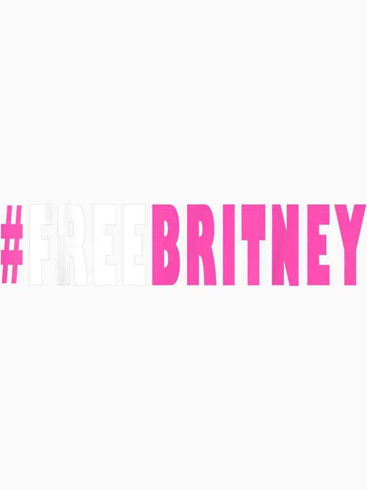 "Free Britney Movement 2." Sticker for Sale by YATNODJM Redbubble