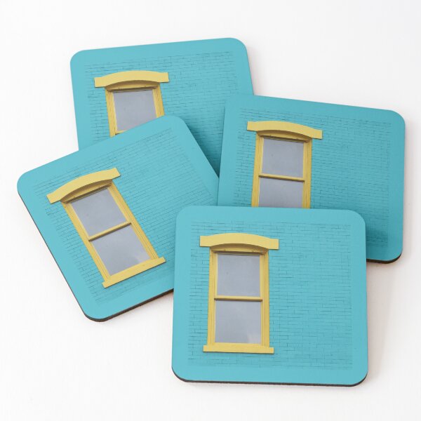 Item preview, Colorful Brick Textured Building Window Architecture designed and sold by NathanielH44.