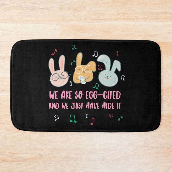 Item preview, 3 rabbits sing We are so eggcited Easter designed and sold by 99vectors.