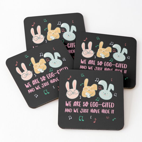 Item preview, 3 rabbits sing We are so eggcited Easter designed and sold by 99vectors.