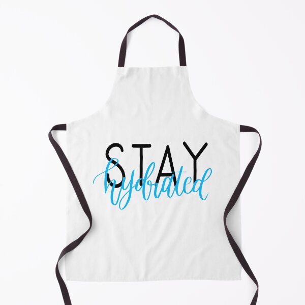 Item preview, Stay Hydrated Blue and Black Calligraphy designed and sold by girafficsco.