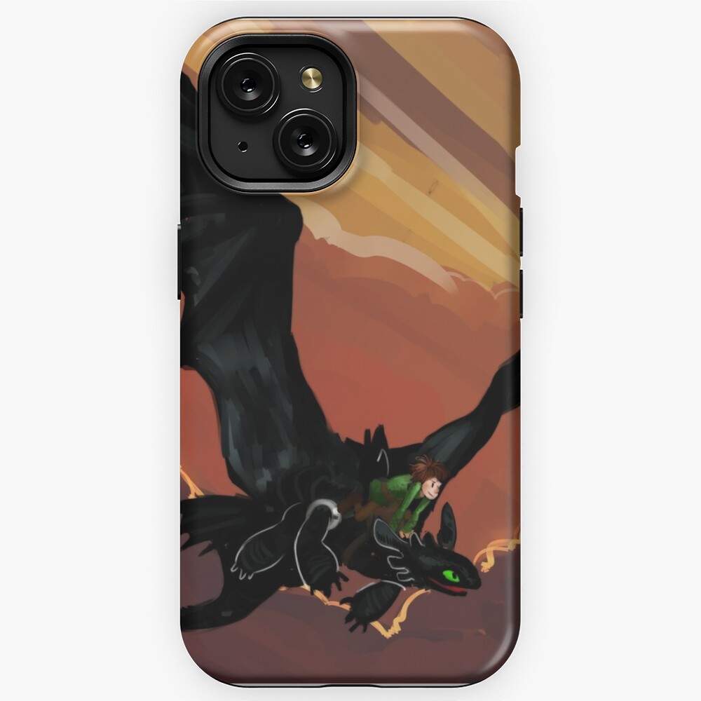 Fashion Stitch Hard TPU Toothless Dragon Designer Mobile Phone