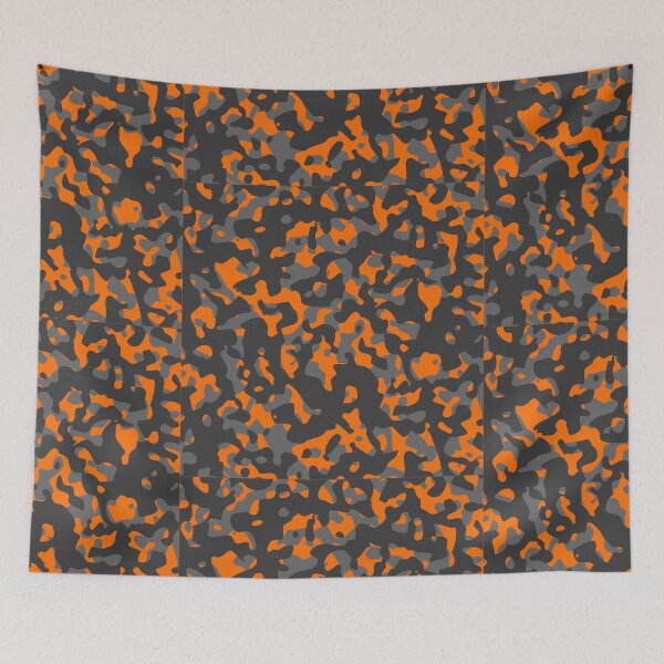 Item preview, Orange Camouflage (Military Style w/Gray) designed and sold by GeographerDude.