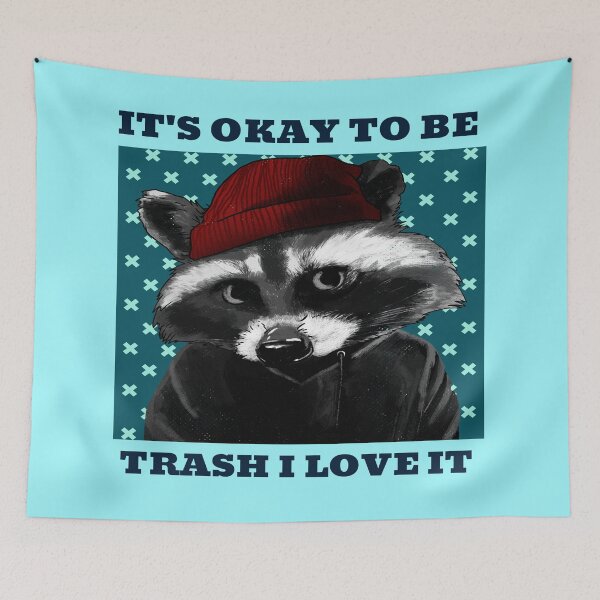 Item preview, Always Be A Trash Panda - Raccoon designed and sold by YueHeng Creates ⭐⭐⭐⭐⭐.