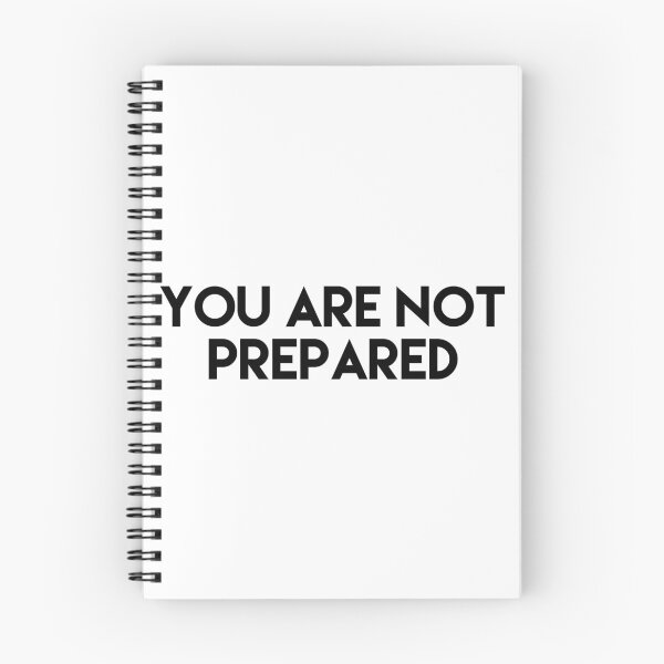 Item preview, You are not prepared designed and sold by GAR5.