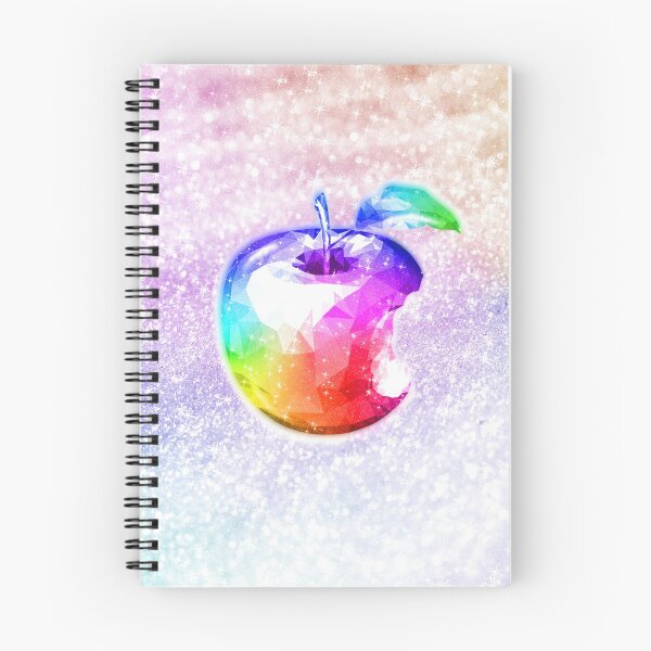 Item preview, Rainbow Crystal Diamond Apple on Snow Glitter Aesthetic designed and sold by Jolly-Yosei.
