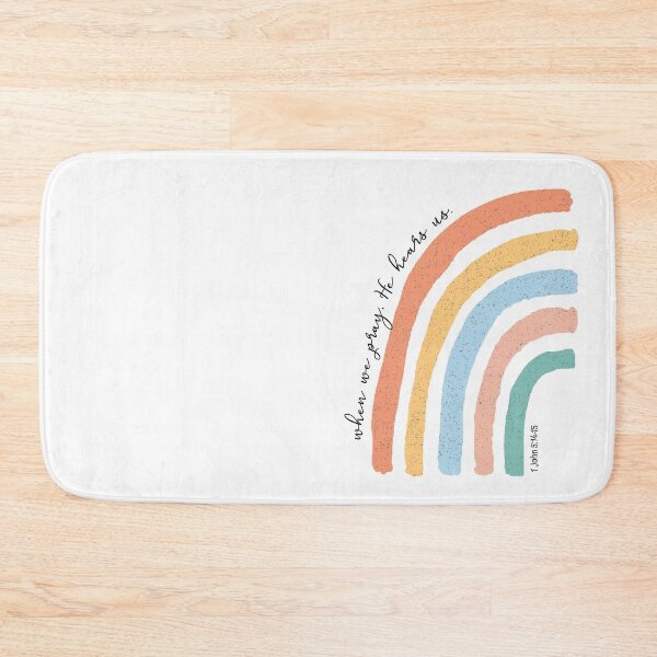 Item preview, Pastel Rainbow 1 John 5:15 - He Hears Us designed and sold by amazingjoy.
