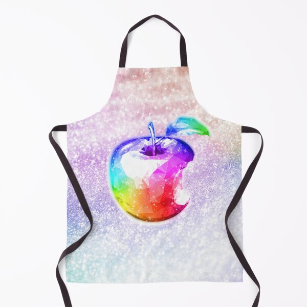 Item preview, Rainbow Crystal Diamond Apple on Snow Glitter Aesthetic designed and sold by Jolly-Yosei.
