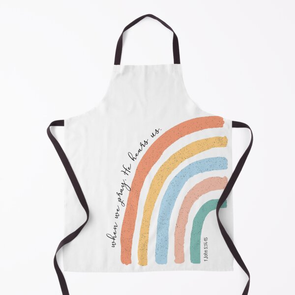 Item preview, Pastel Rainbow 1 John 5:15 - He Hears Us designed and sold by amazingjoy.
