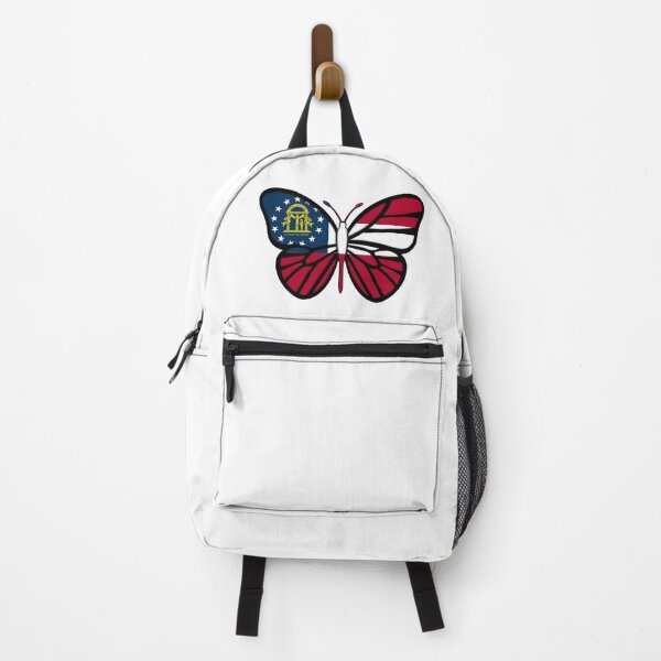 Item preview, State of Georgia Flag Butterfly designed and sold by Gsallicat.