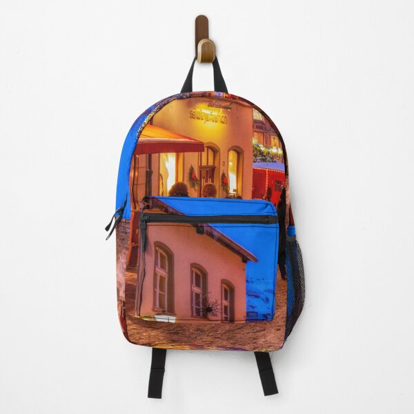 Item preview, Night winter street scene in Bamberg, Germany designed and sold by Travelways.