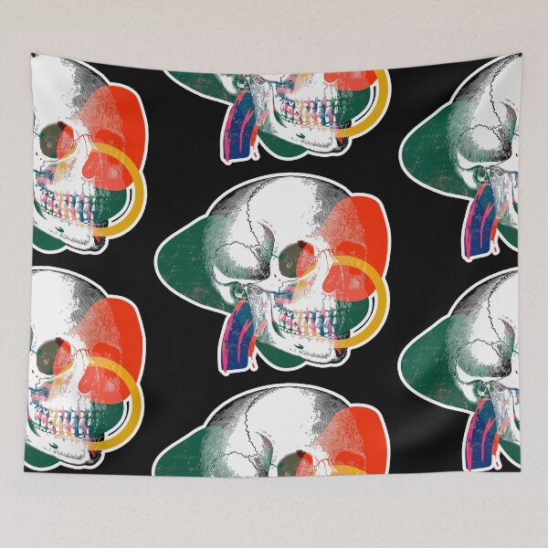 Item preview, Faded Indie Pop Skull designed and sold by HauntedMammoth.