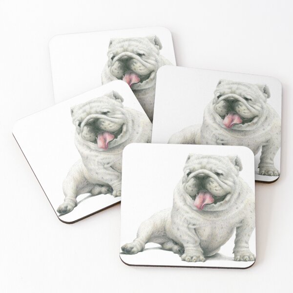 Item preview, Bull dog sitting designed and sold by Katharina Lausche.
