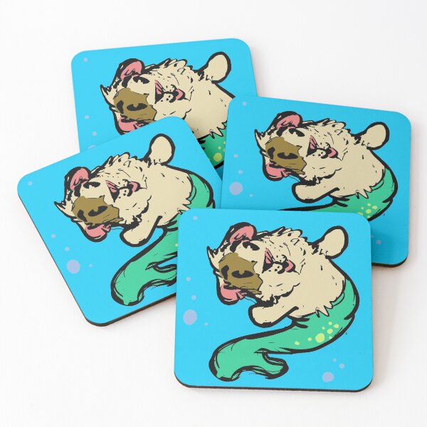 Item preview, Guinea Pig Mermaid designed and sold by GuineaPigArt.