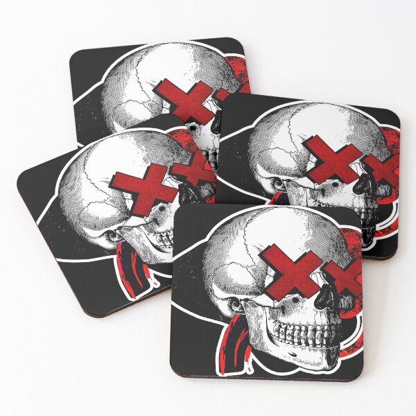 Item preview, Punk Skull Pop Art designed and sold by HauntedMammoth.