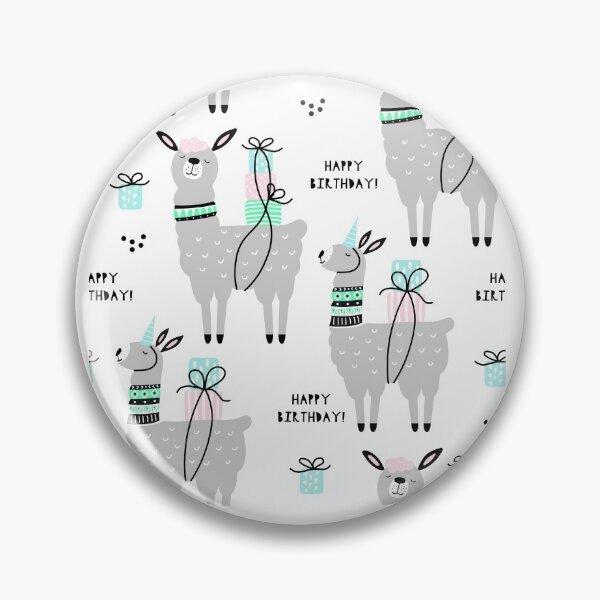 Item preview, Cute llama happy birthday designed and sold by della95.