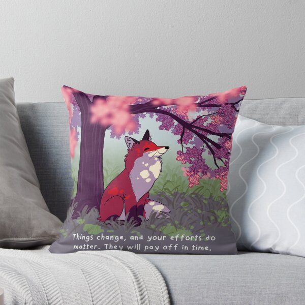 Item preview, "Things Change" Sakura Tree Fox designed and sold by thelatestkate.