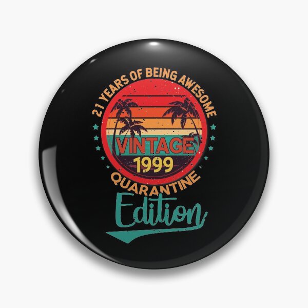 Item preview, 21st Birthday Retro Quarantine Edition Vintage Birthday 1999 21 Years Of Being Awesome designed and sold by BaseStore.