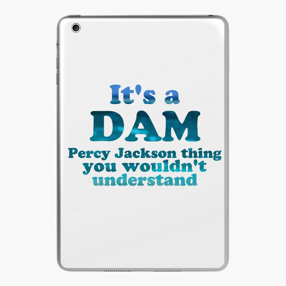 Percy jackson philosophy quote iPad Case & Skin for Sale by