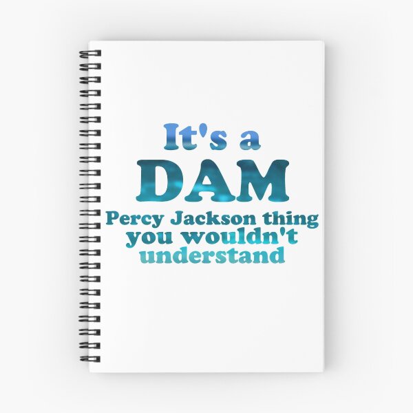Item preview, "It's a Dam Percy Jackson Thing" Blue Sea Writing designed and sold by percabeth-sizzy.