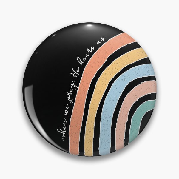 Item preview, 1 John 5:15 - He Hears Us - Pastel Rainbow  designed and sold by amazingjoy.
