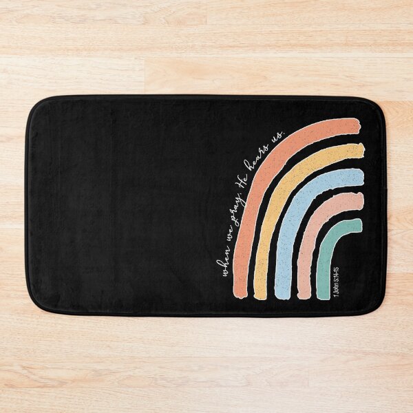 Item preview, 1 John 5:15 - He Hears Us - Pastel Rainbow  designed and sold by amazingjoy.