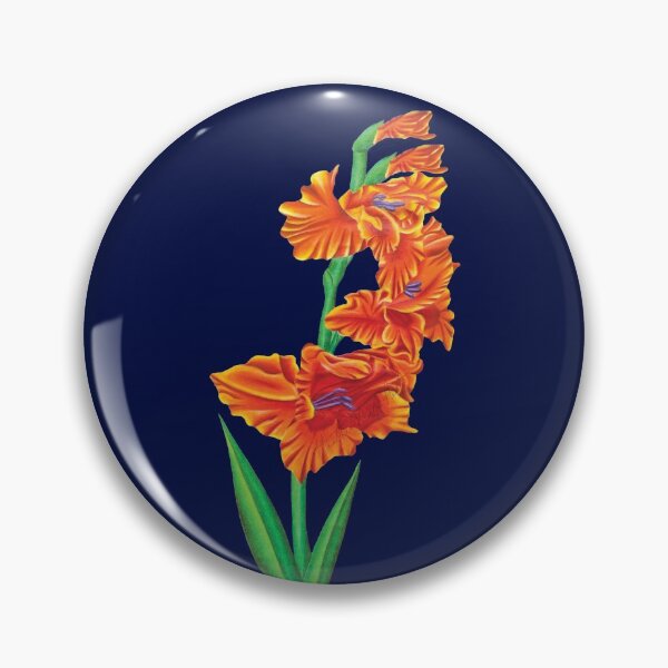 Item preview, Flame Flower - Flame Gladiolus designed and sold by HeatherNafeArt.