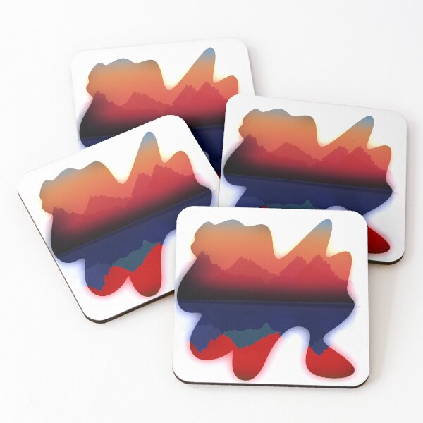 Item preview, Abstract Mountain Scene Digital Art designed and sold by WaveStores.