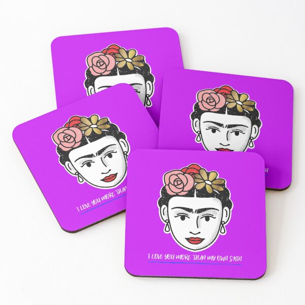 Item preview, I love you more than my own skin in Frida Kahlo's words designed and sold by JuanKarlos.