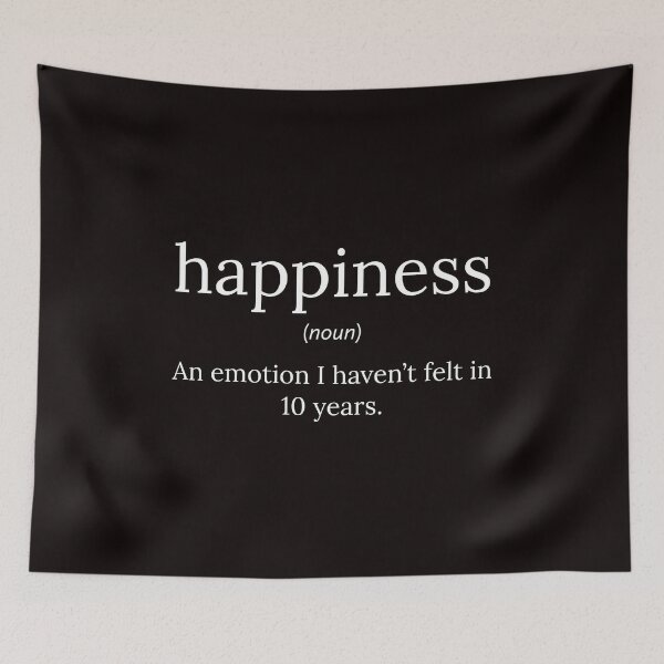Item preview, Funny Definition: Happiness designed and sold by T-ShirtGuy.