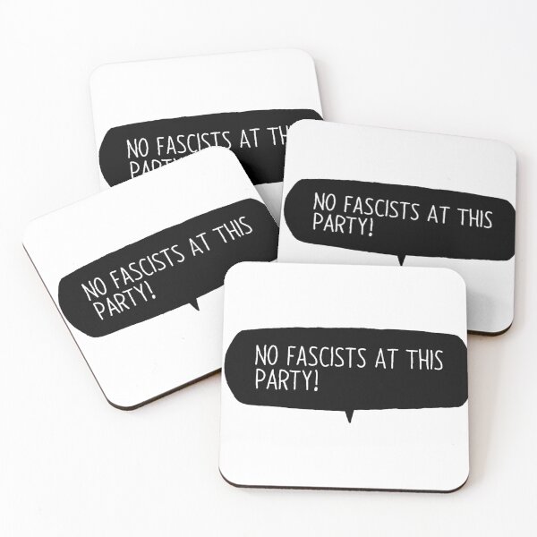 Item preview, No fascists at this party  designed and sold by summitleigh.