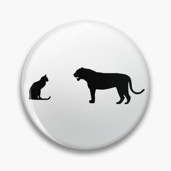 Item preview, Cat Vs Tiger shadows designed and sold by DailyVibe.