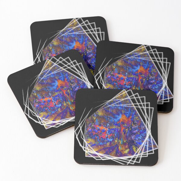 Item preview, Trippy Portal Visual Multicolor with Geometric Frames designed and sold by Punderstandable.