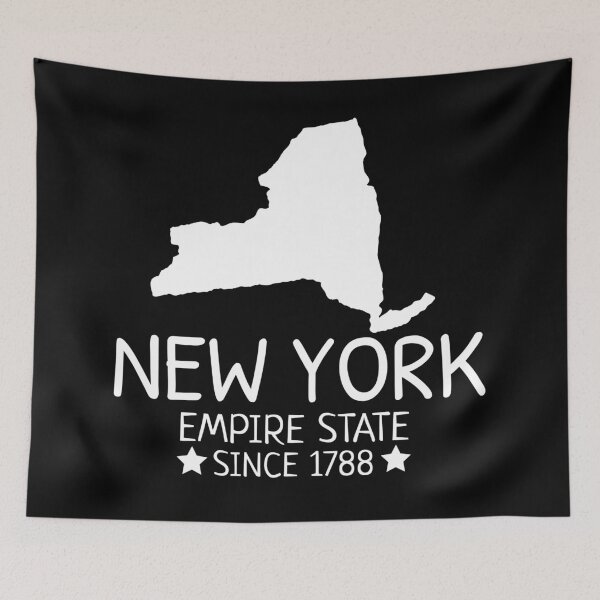 Item preview, New York Empire State Since 1788 Vintage Weathered designed and sold by YueHeng Creates ⭐⭐⭐⭐⭐.