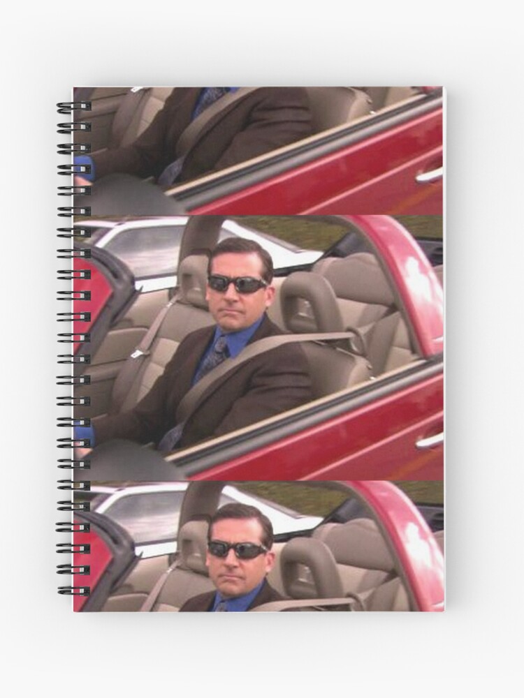 THE OFFICE MEME MICHAEL SCOTT DRIVING HIS CAR