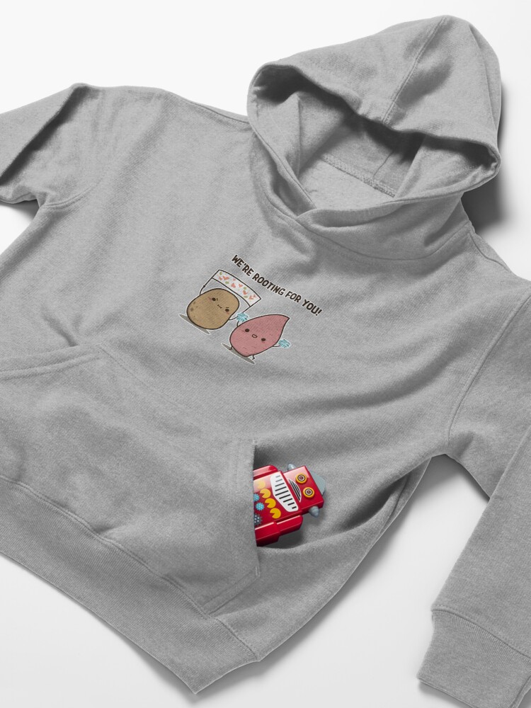 Alternate view of We are rooting for you Kids Pullover Hoodie